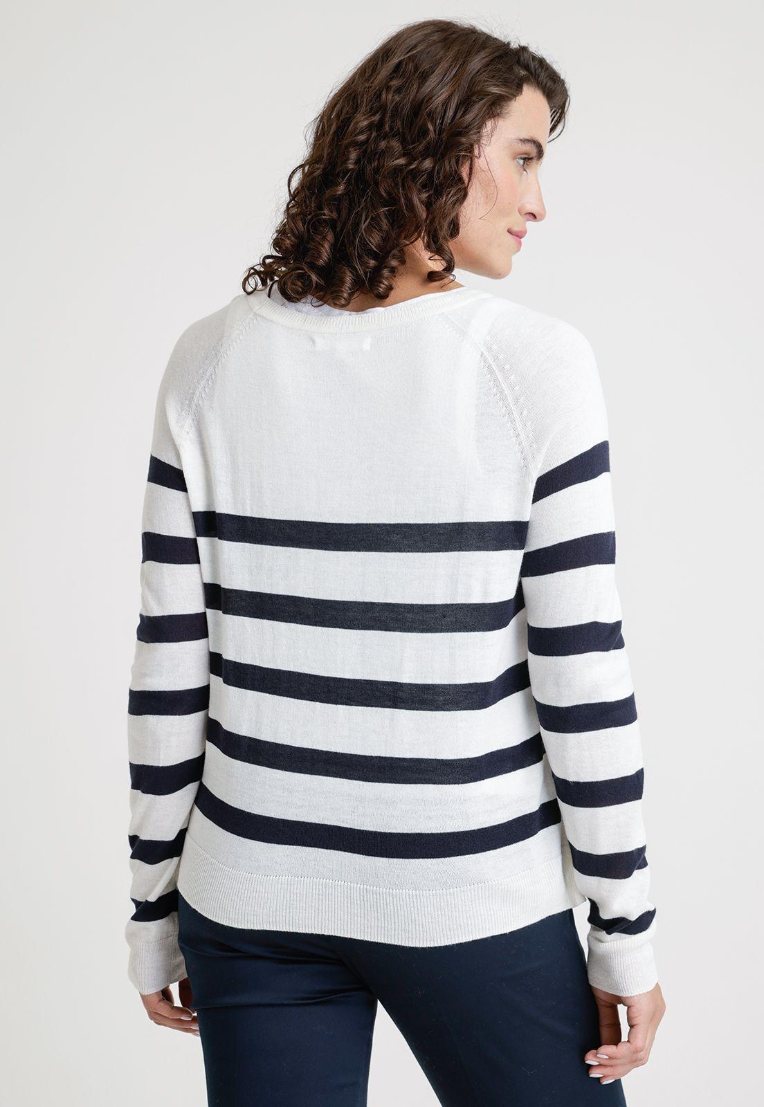 Tejido De Mujer Modelo Mao Color Crudo-1