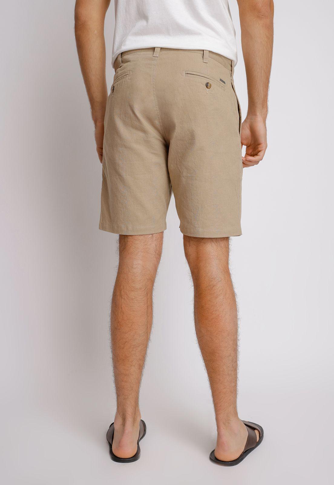 Shorts Hombre Slim Fit Venus Algodón Café Claro-1