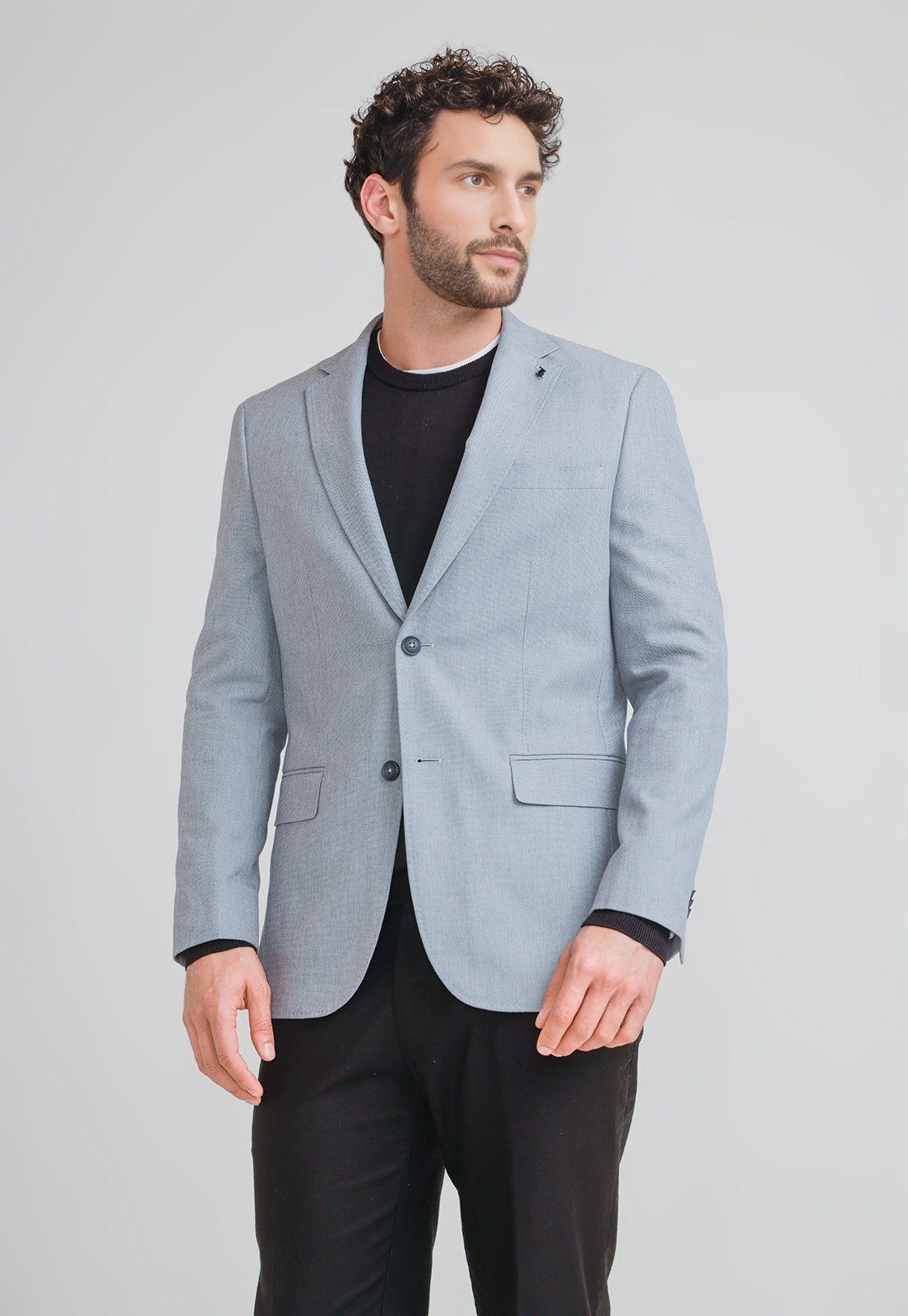Chaqueta Hombre Algodón Carter Celeste-0