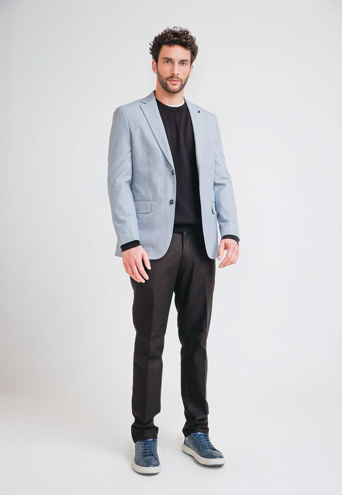 Chaqueta Hombre Algodón Carter Celeste-3