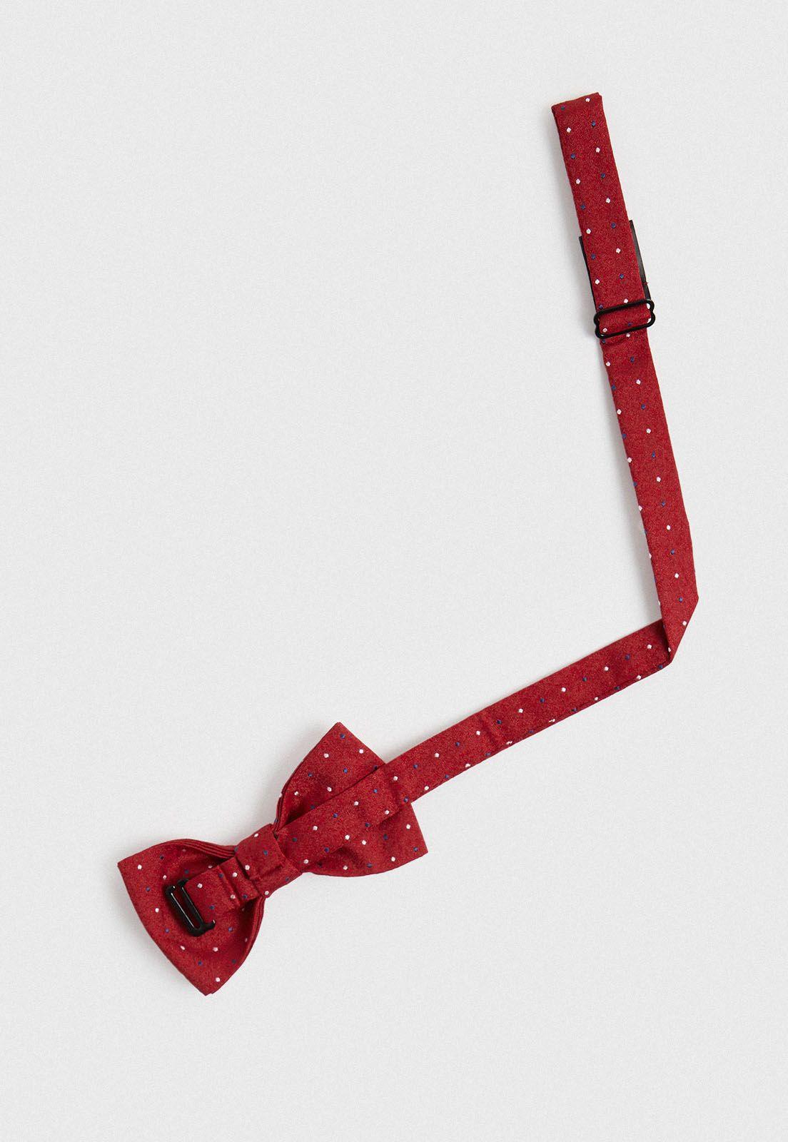 Papillon Formal Hombre Luxury Seda Rojo-2