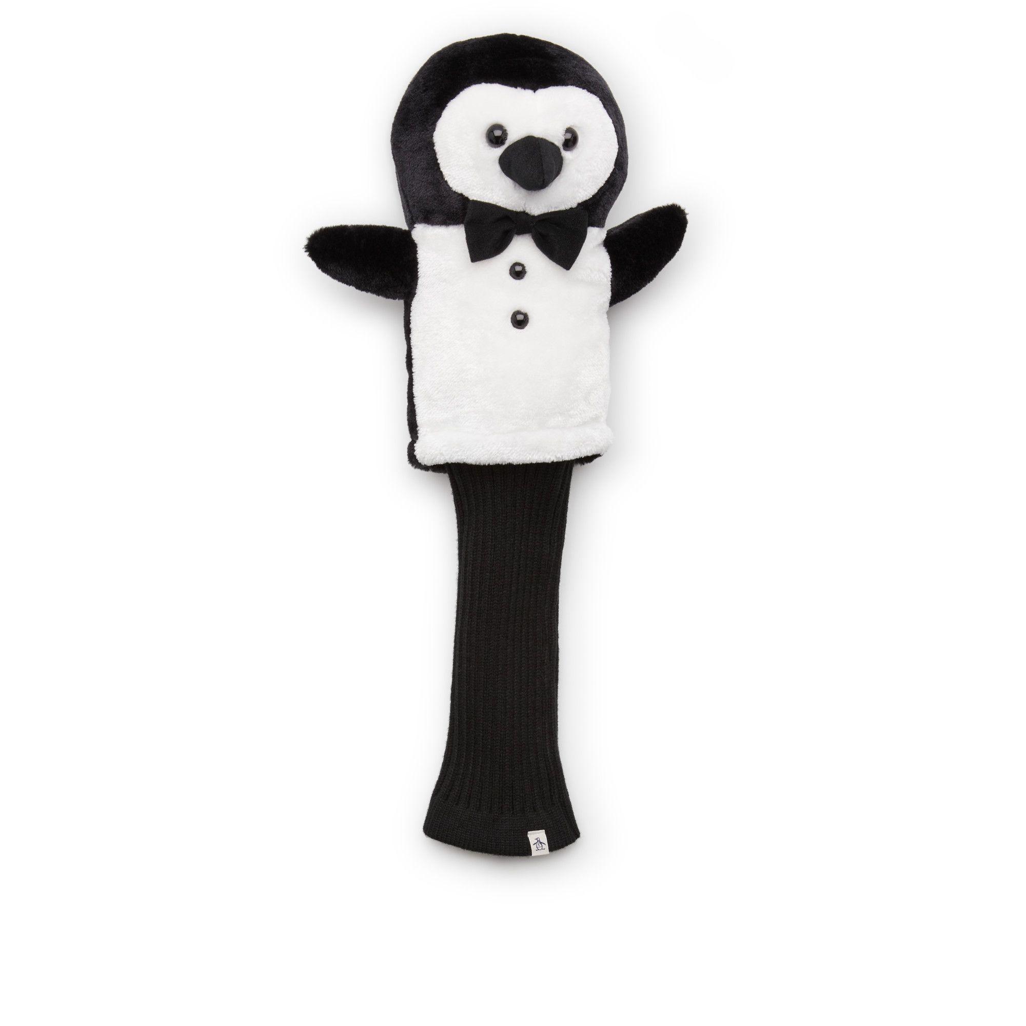 Funda De Palos De Golf De Plush Con Forma De Pingüino-1