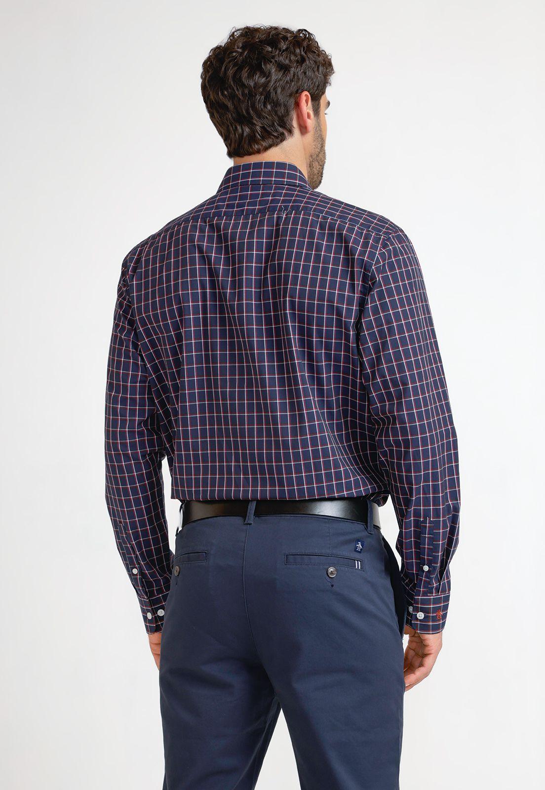 Camisa Formal Hombre Navy-1