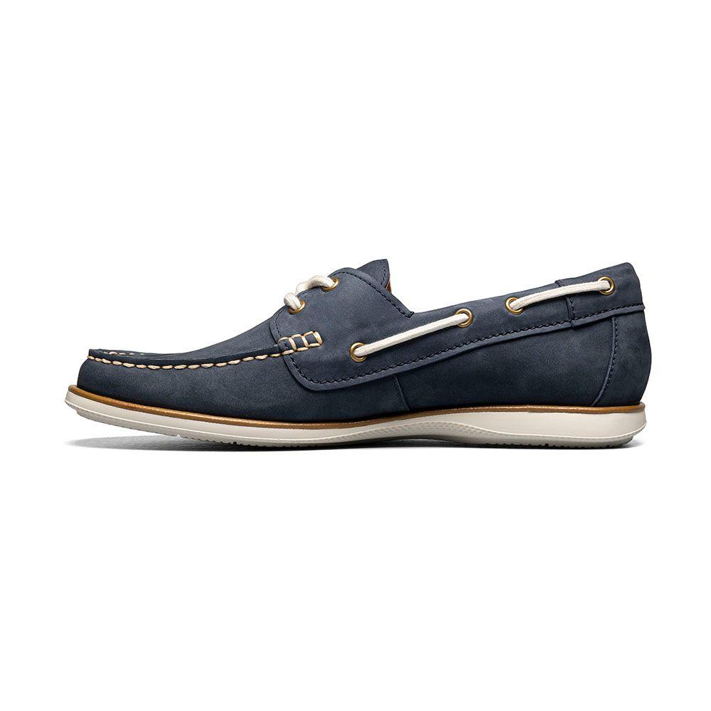 Mocasines Atlantic Moc Toe Boat Shoe Navy-1