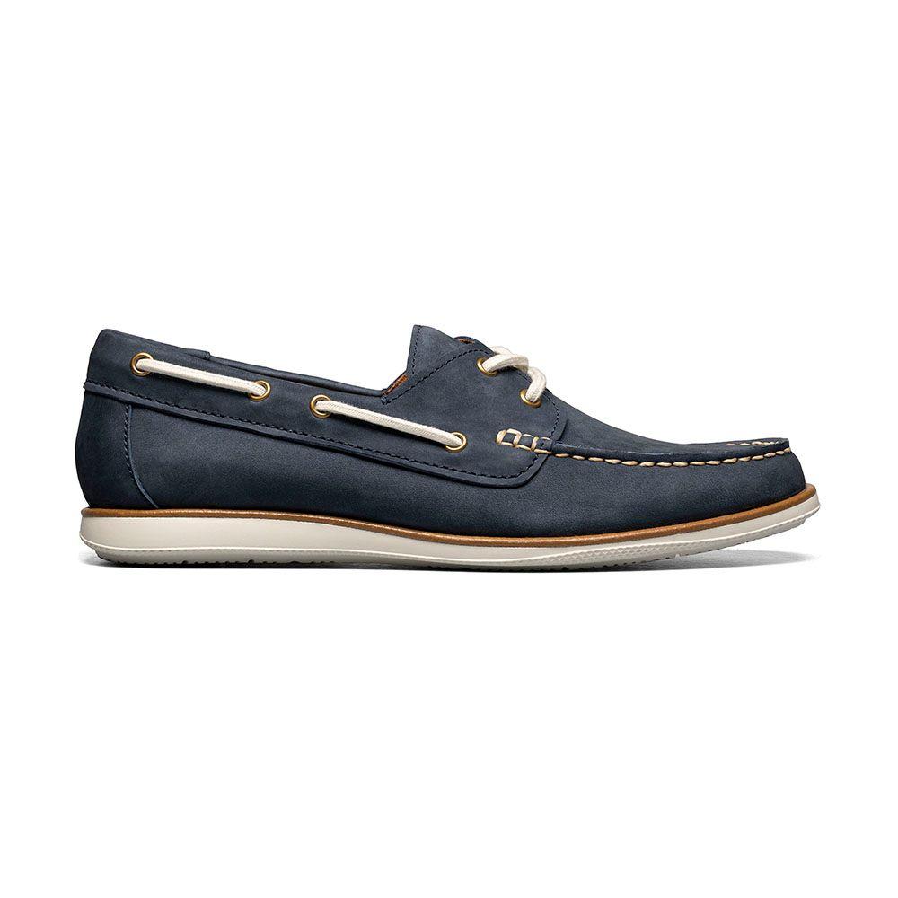 Mocasines Atlantic Moc Toe Boat Shoe Navy-2