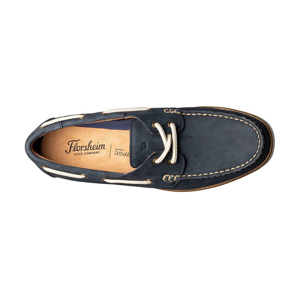 Mocasines Atlantic Moc Toe Boat Shoe Navy-6