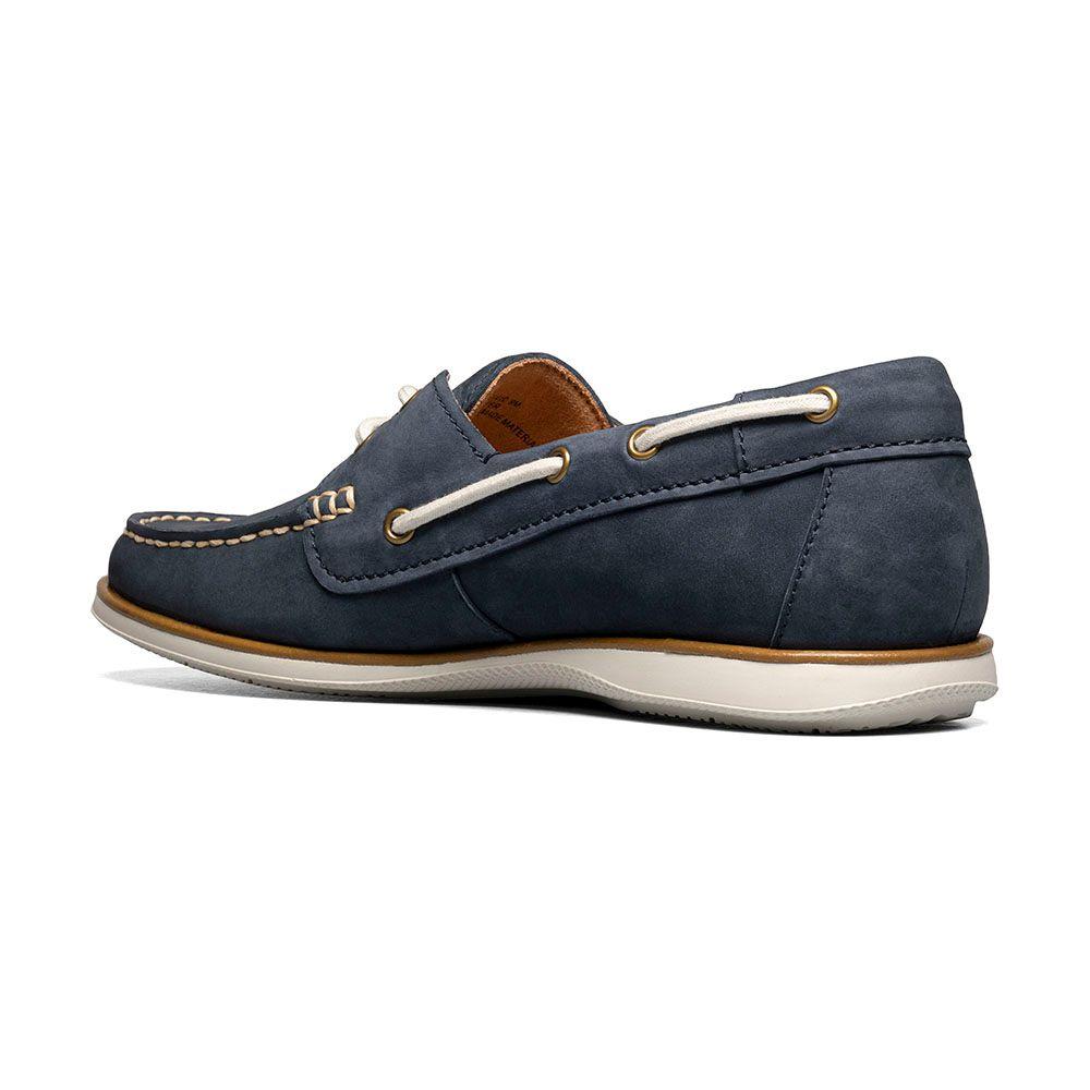 Mocasines Atlantic Moc Toe Boat Shoe Navy-7