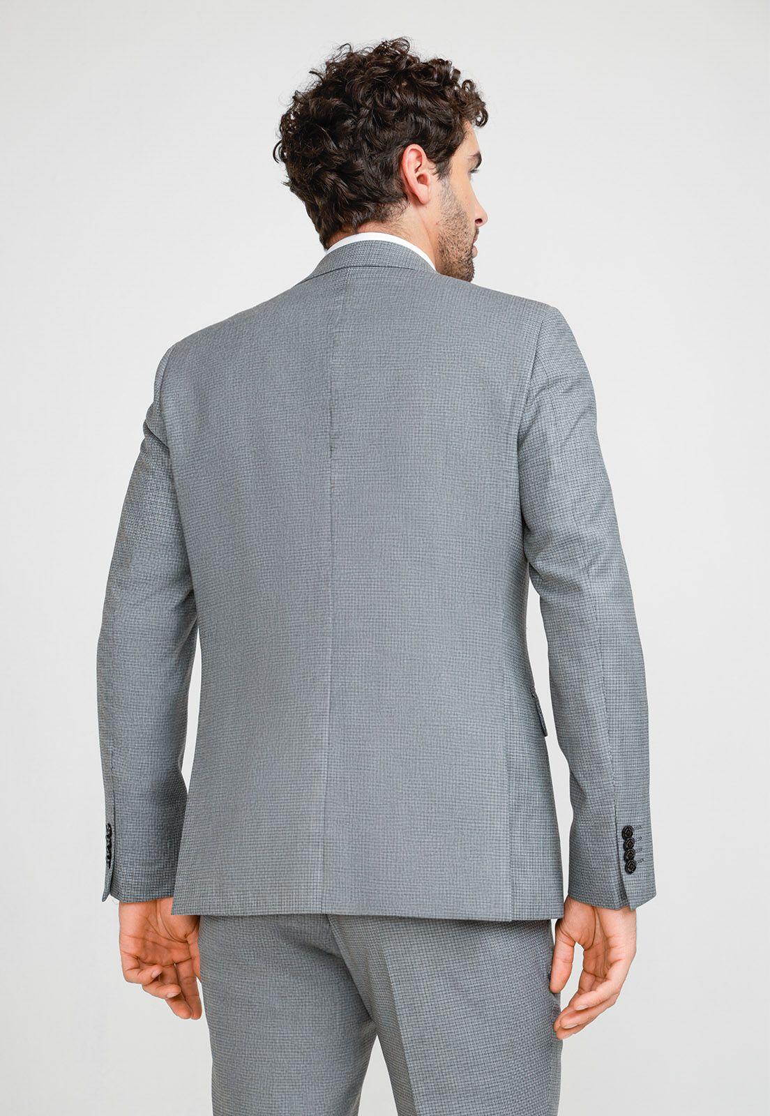 Chaqueta Hombre Traje Suit Separates Washable Gris-1