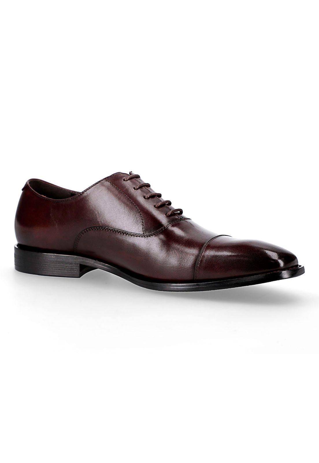 Zapato Formal Cuero Café-0