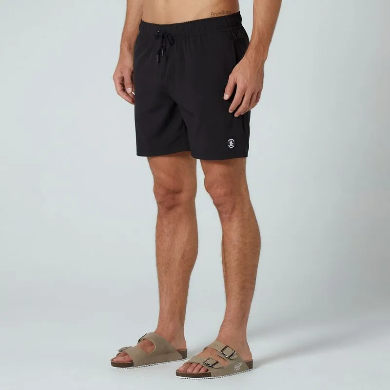 Traje de Baño Hombre Negro-2