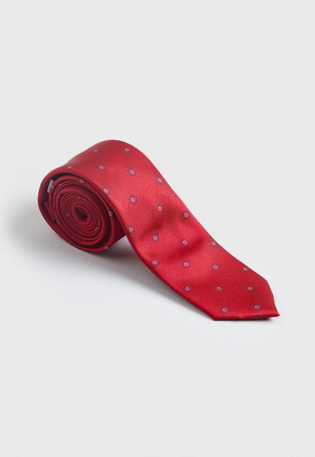 Corbata Fantasía Rojo Resist Spill-0
