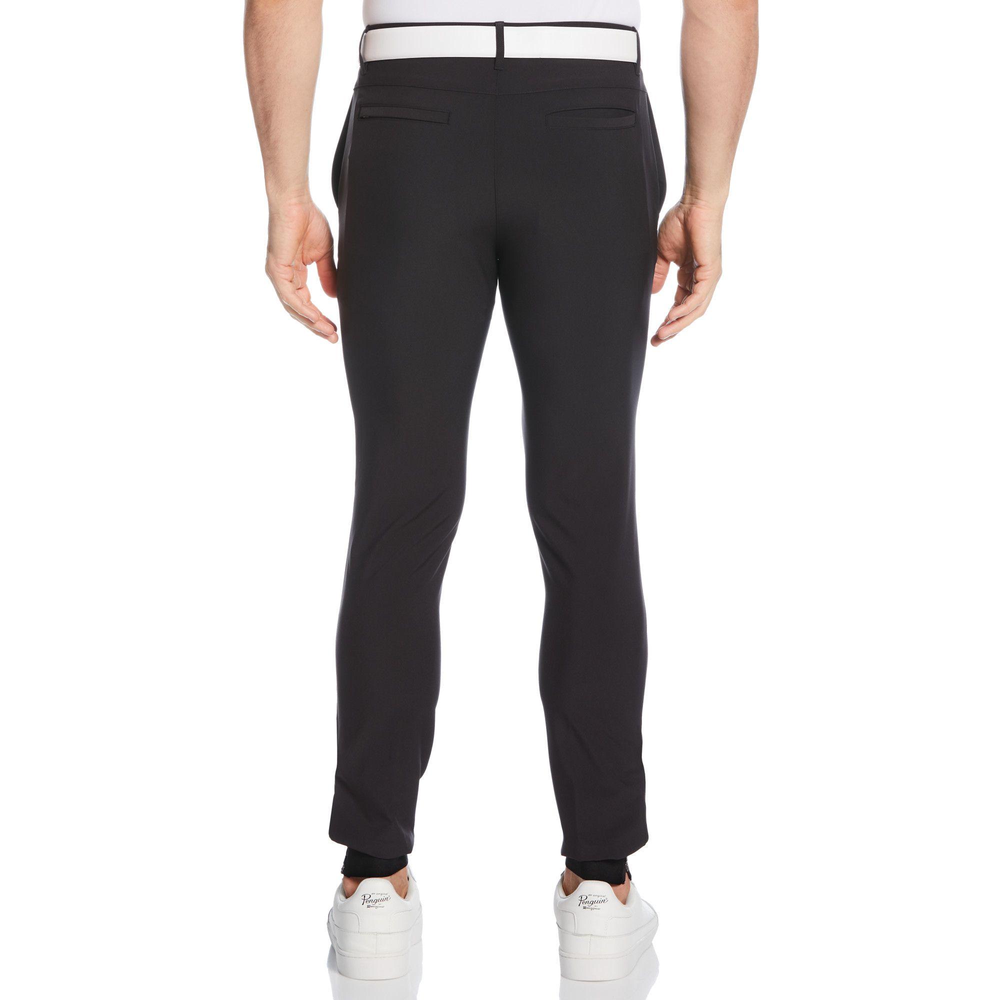 Pantalón De Hombre Golf Liso Negro-1