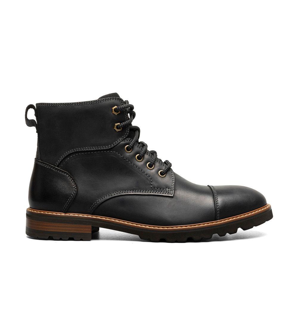 Botines Hombre Renegade Cap Lace Boot Negro-1