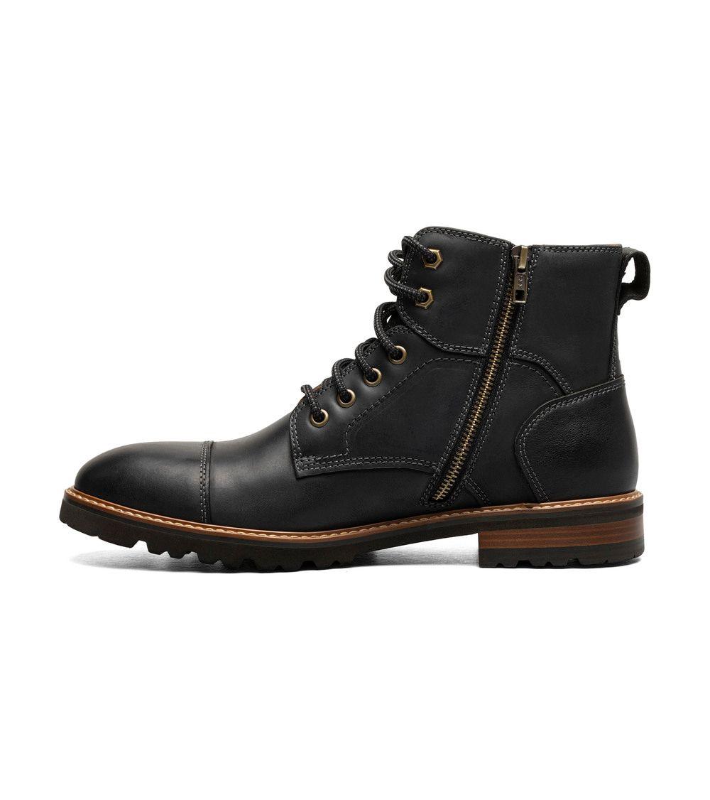 Botines Hombre Renegade Cap Lace Boot Negro-2