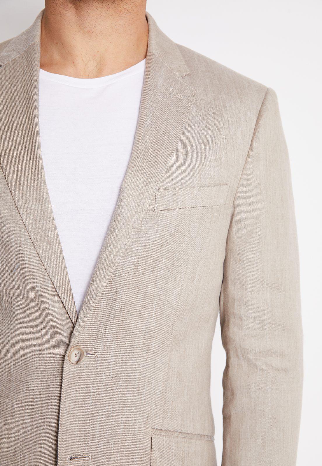 Chaqueta Hombre Lino Suit Separates Natural-2