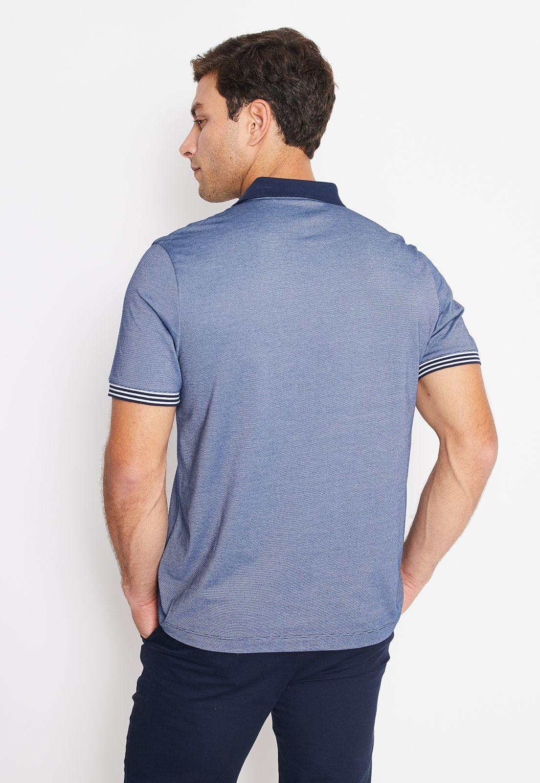Polera Hombre Icon Polo Azul-1