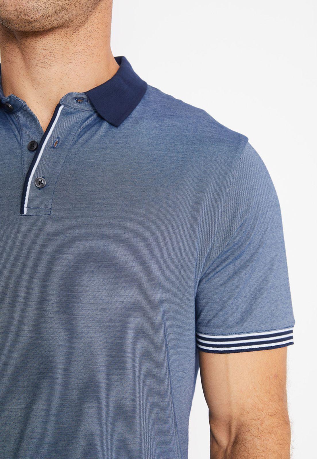 Polera Hombre Icon Polo Azul-2