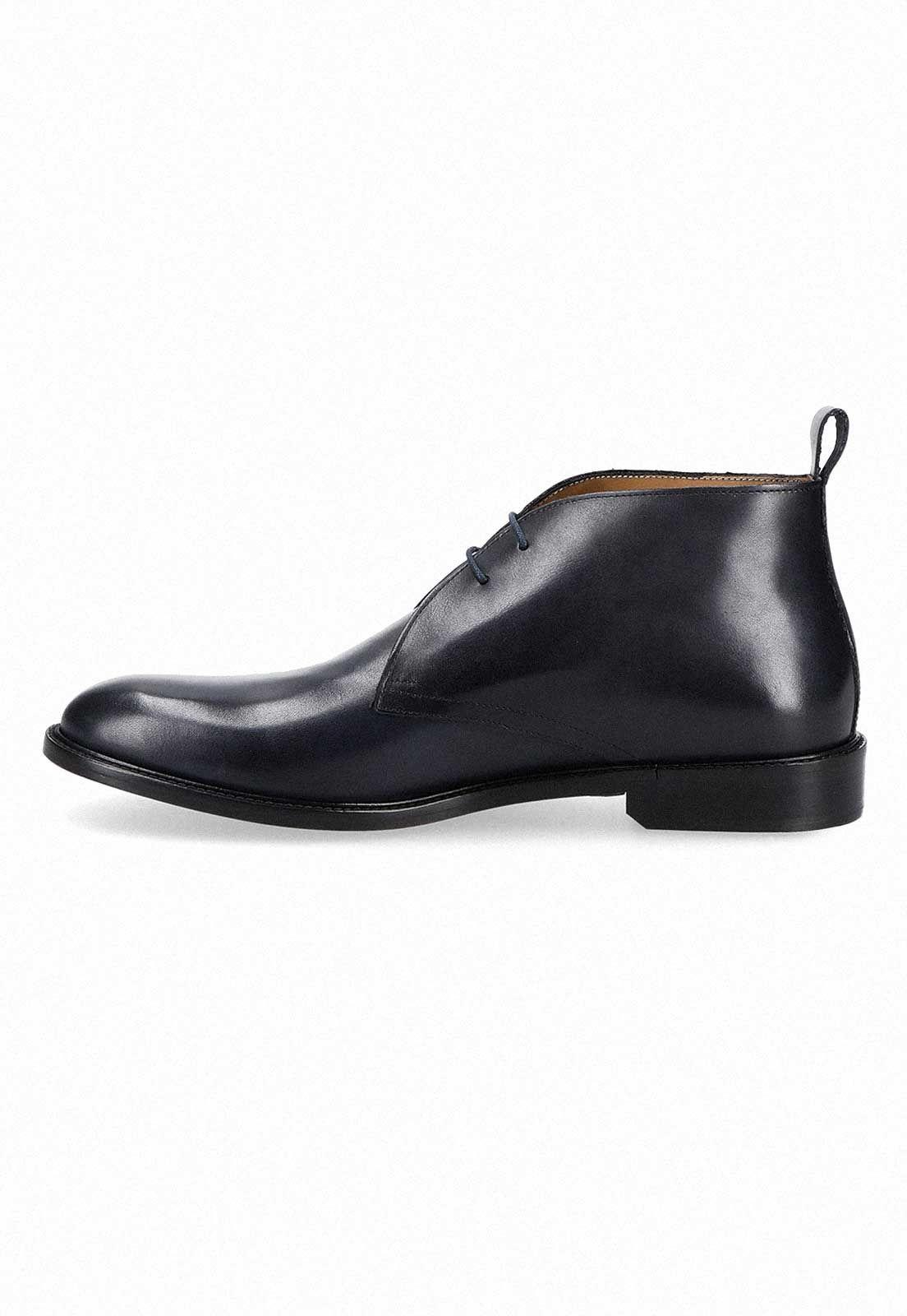 Botines Formal Italianos Voltago Plain Toe Chukka Boot Navy-1