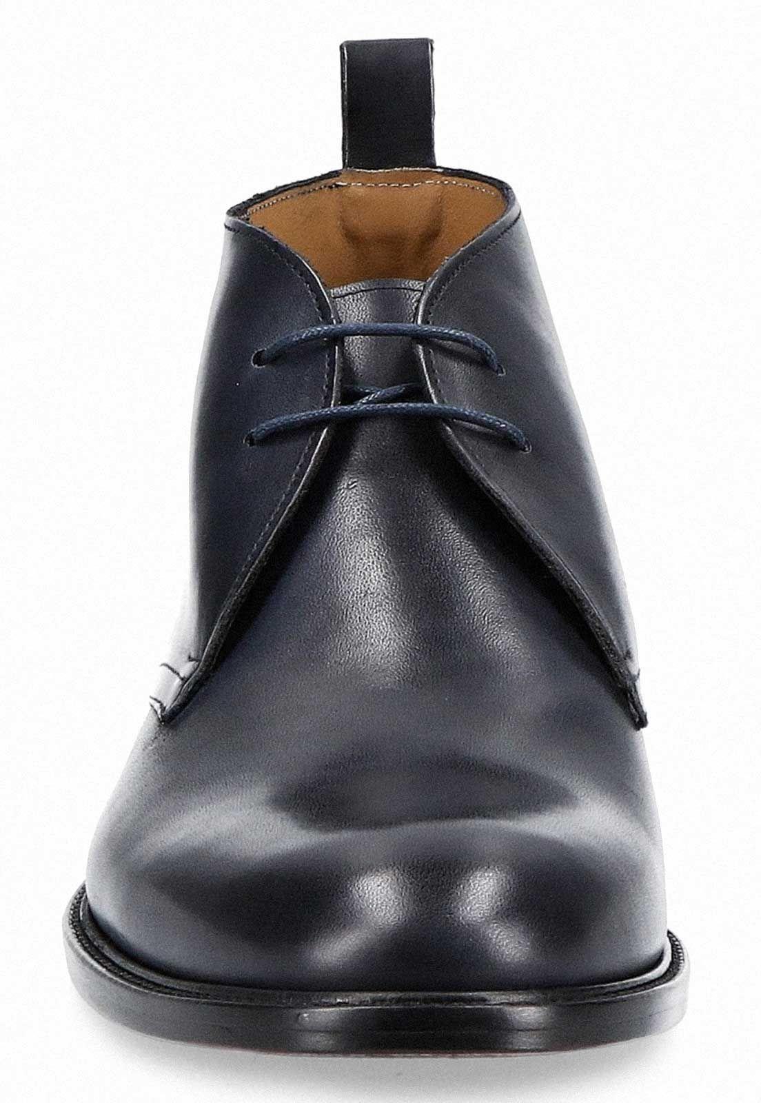 Botines Formal Italianos Voltago Plain Toe Chukka Boot Navy-2