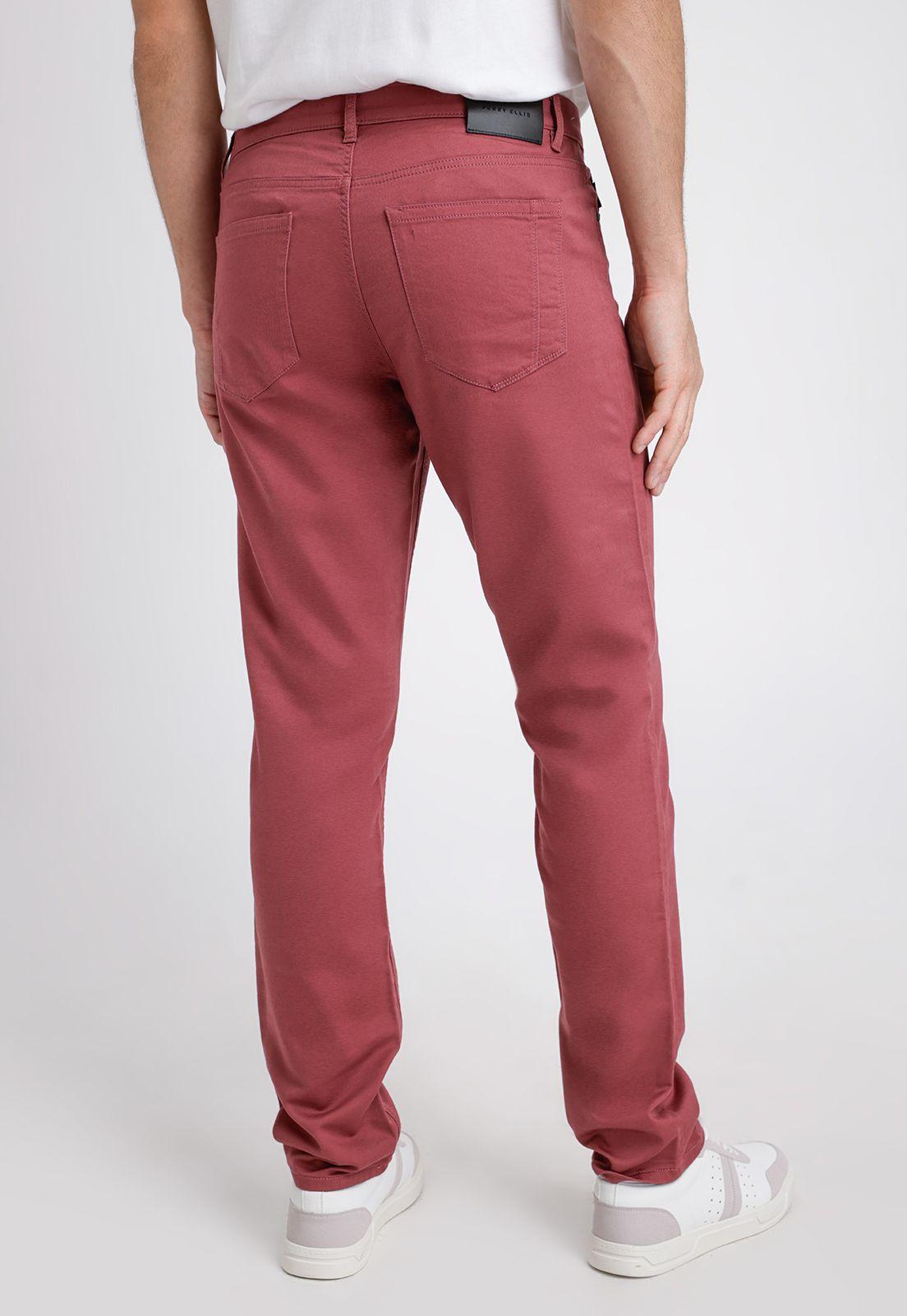 Pantalón Hombre Casual 5 Bolsillos Rouge-1