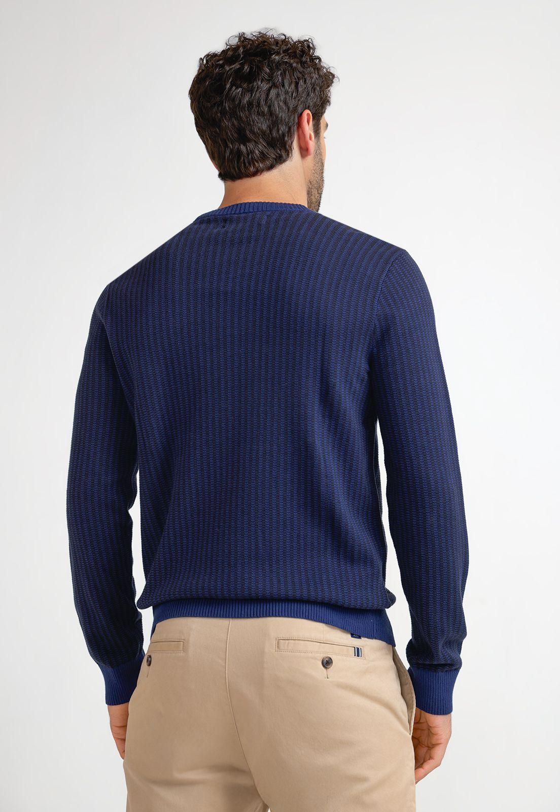 Sweater Hombre Algodón Azul-1
