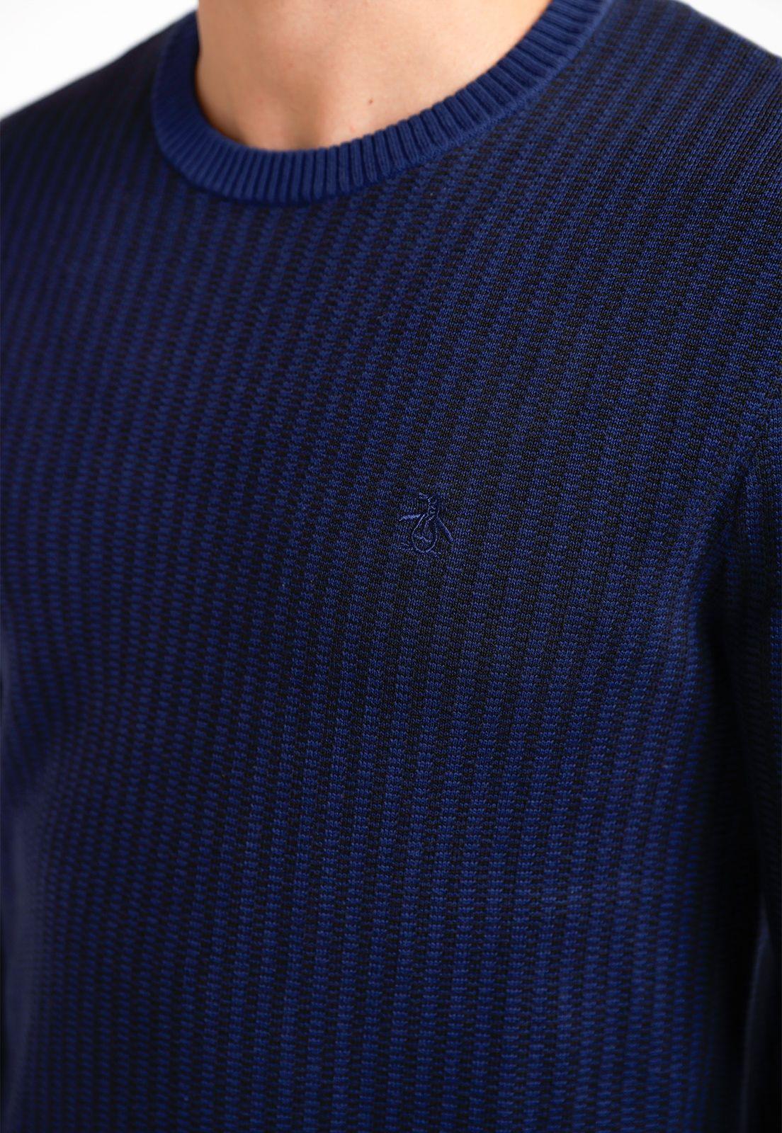 Sweater Hombre Algodón Azul-2