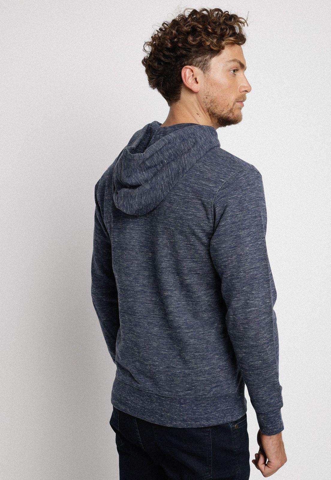 Polerón Hombre Slim Fit Waterloo Algodón Azul Marino-1