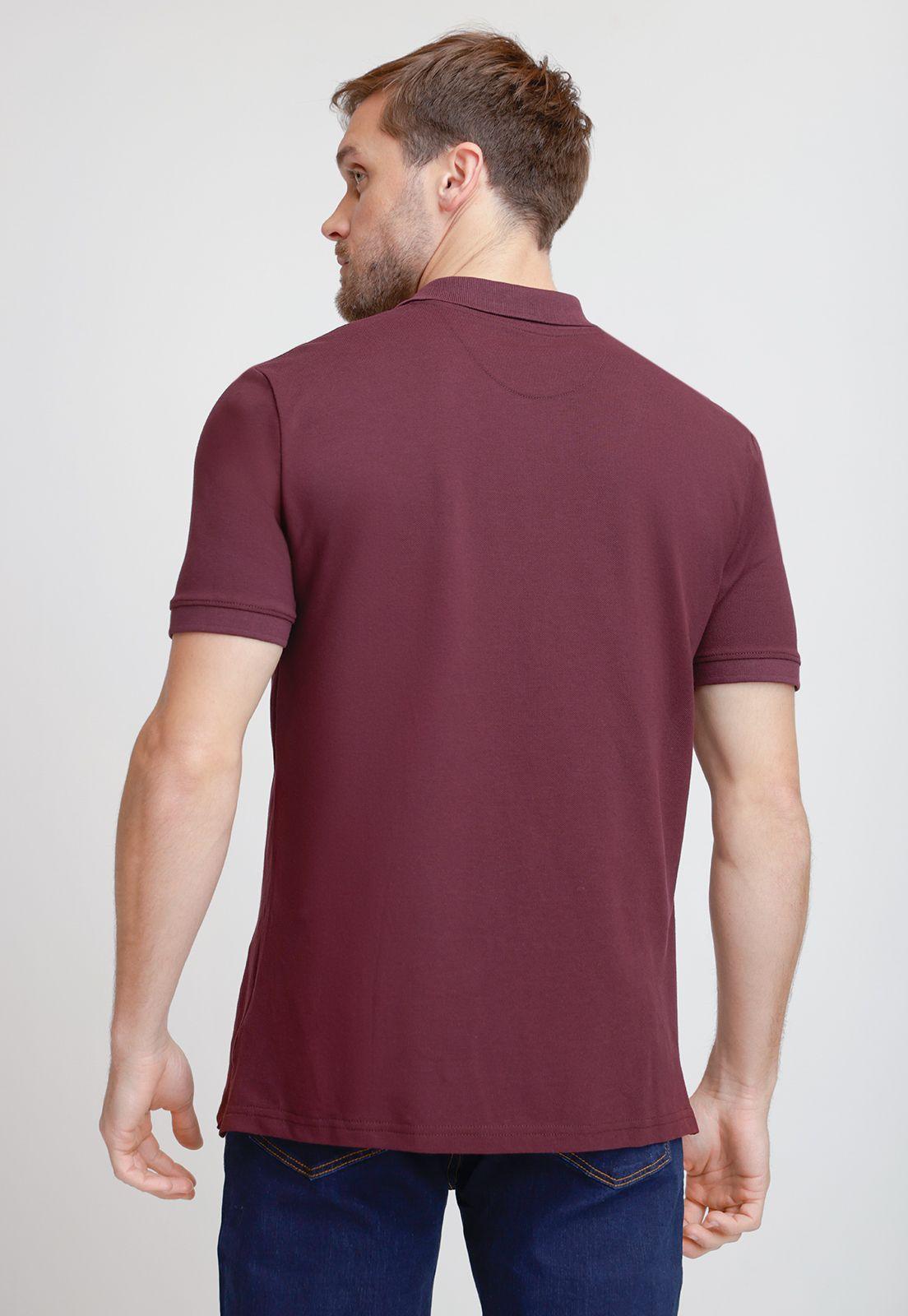 Polera hombre polo Marinni burdeo-1
