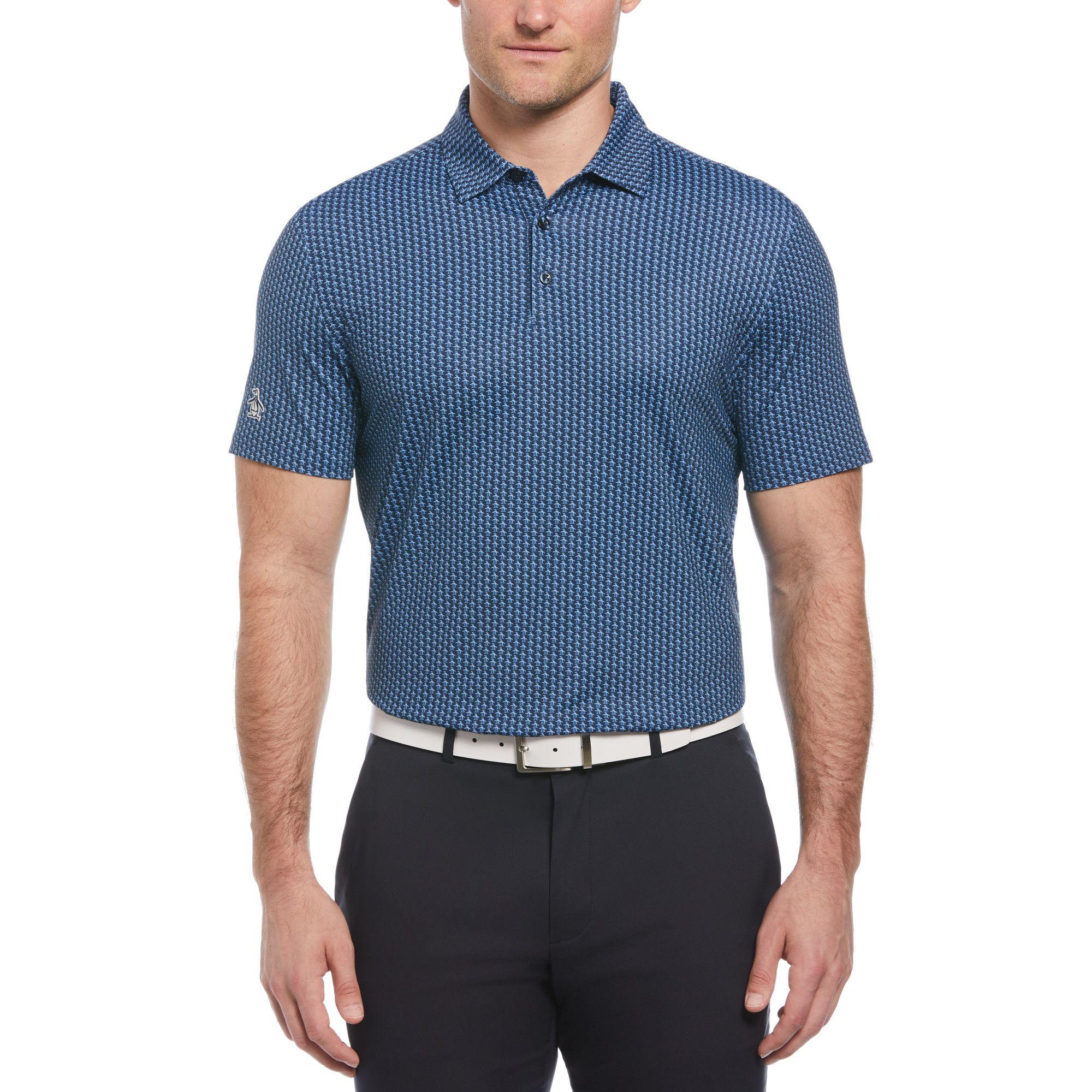 Polera Polo De Hombre Pete Estampado Navy-0