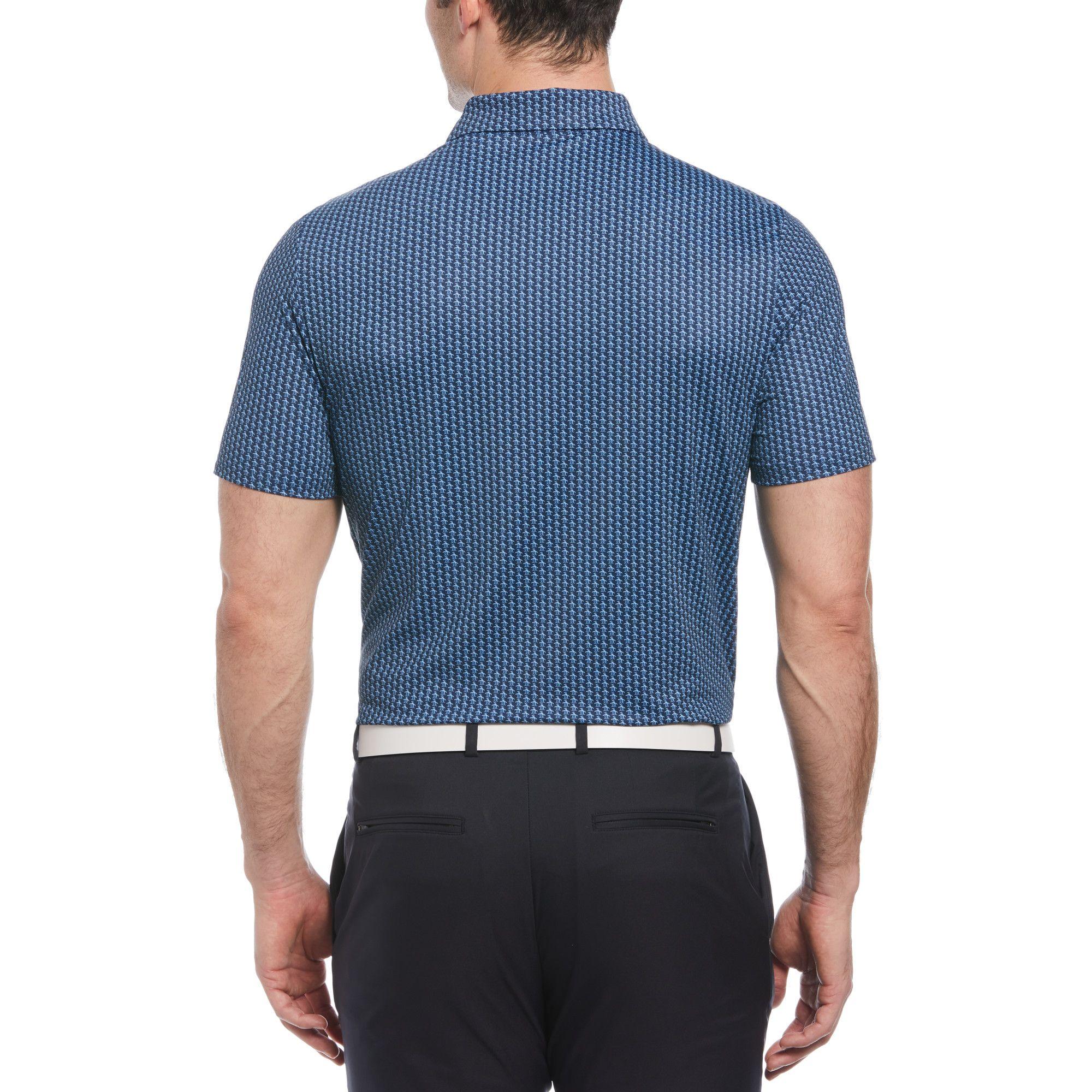 Polera Polo De Hombre Pete Estampado Navy-1