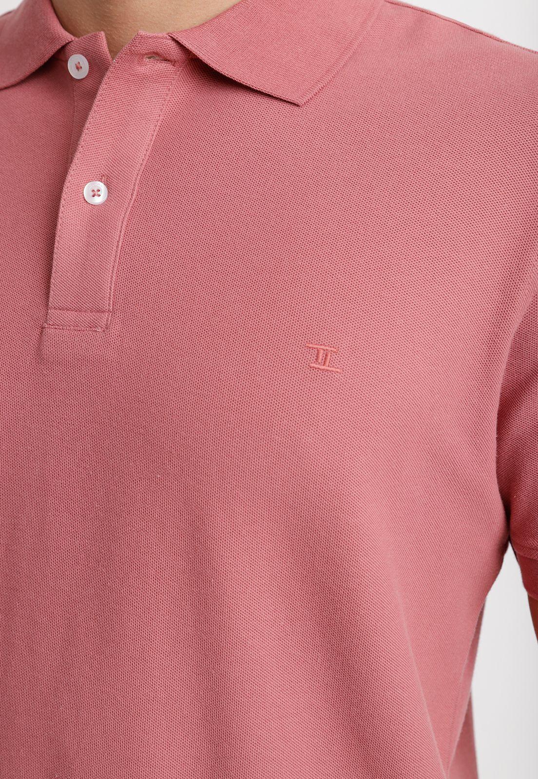 Polera Polo Pique Algodón Marini Rojo-2