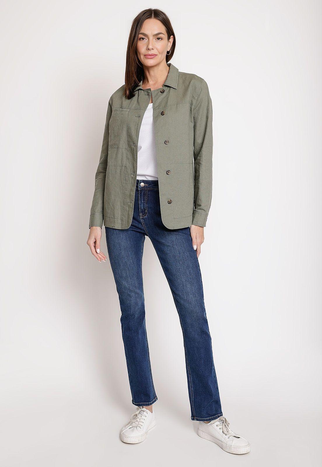 Sobrecamisa de Mujer Modelo Astazú Color Safari-3
