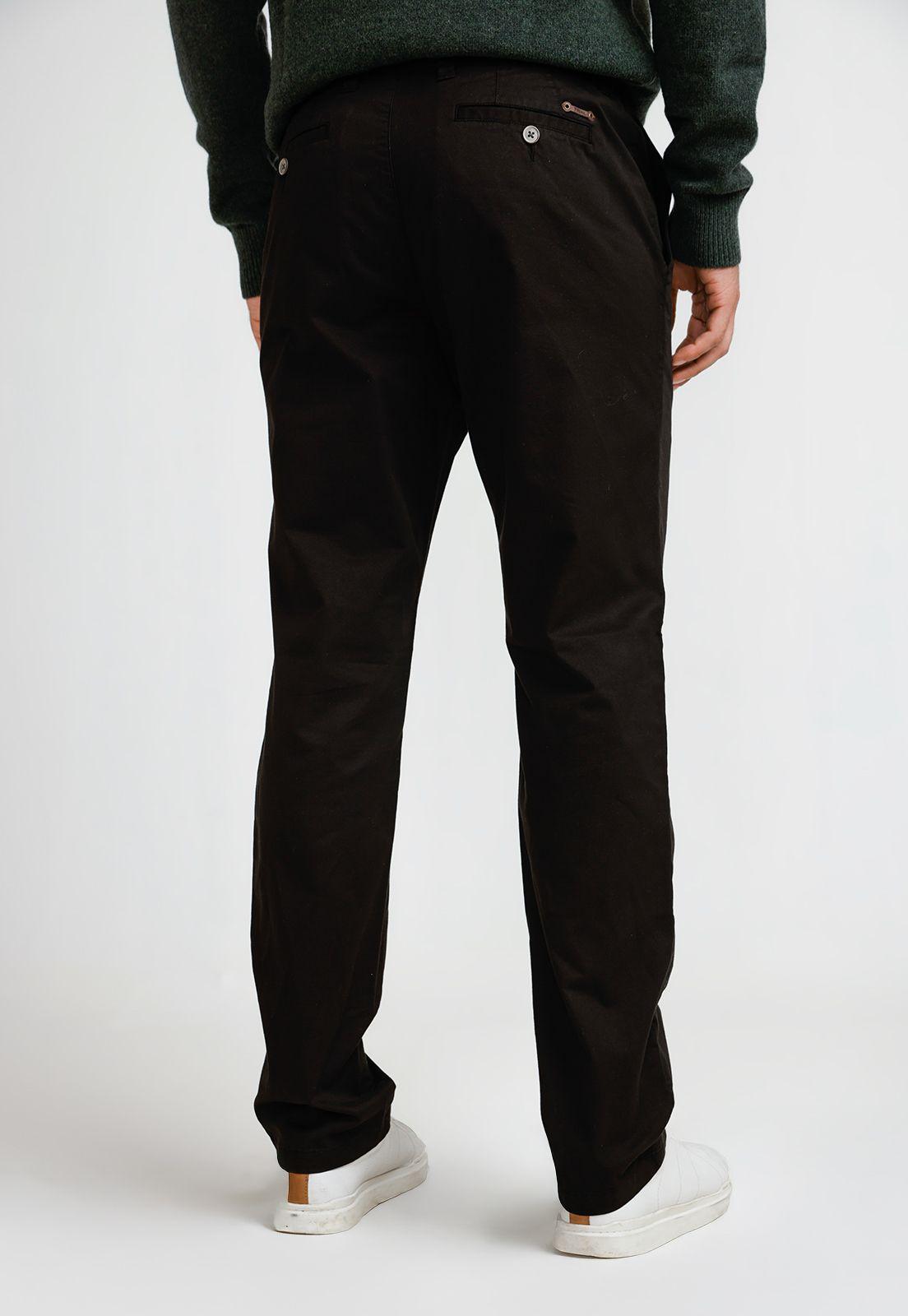 Pantalón Hombre Algodón Vinci Negro-1