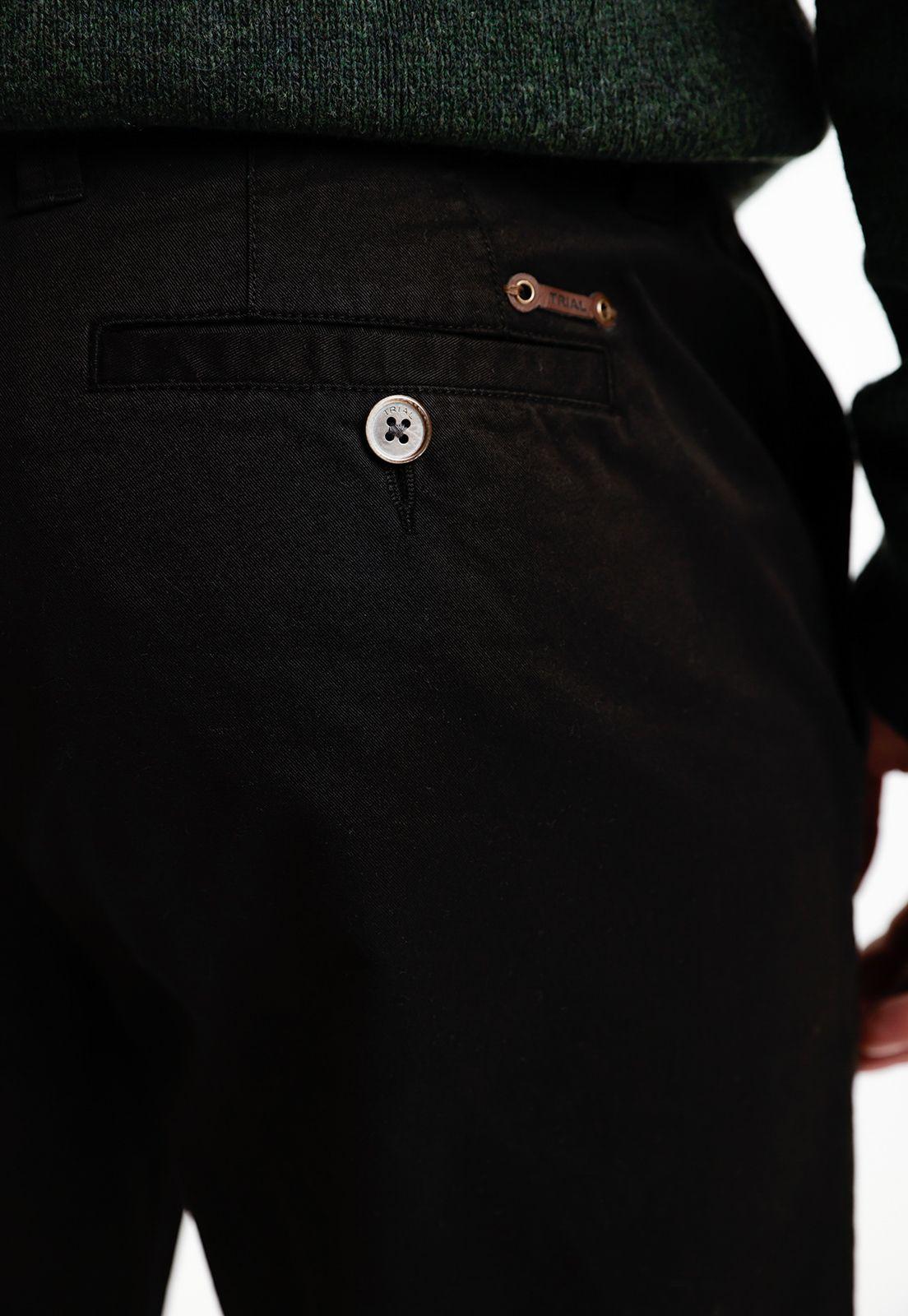 Pantalón Hombre Algodón Vinci Negro-2