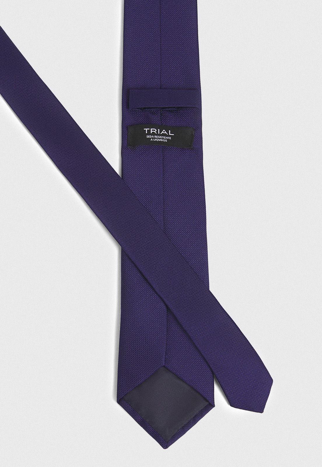 Corbata Hombre Formal Seda Diseño Travel Azul Marino-1