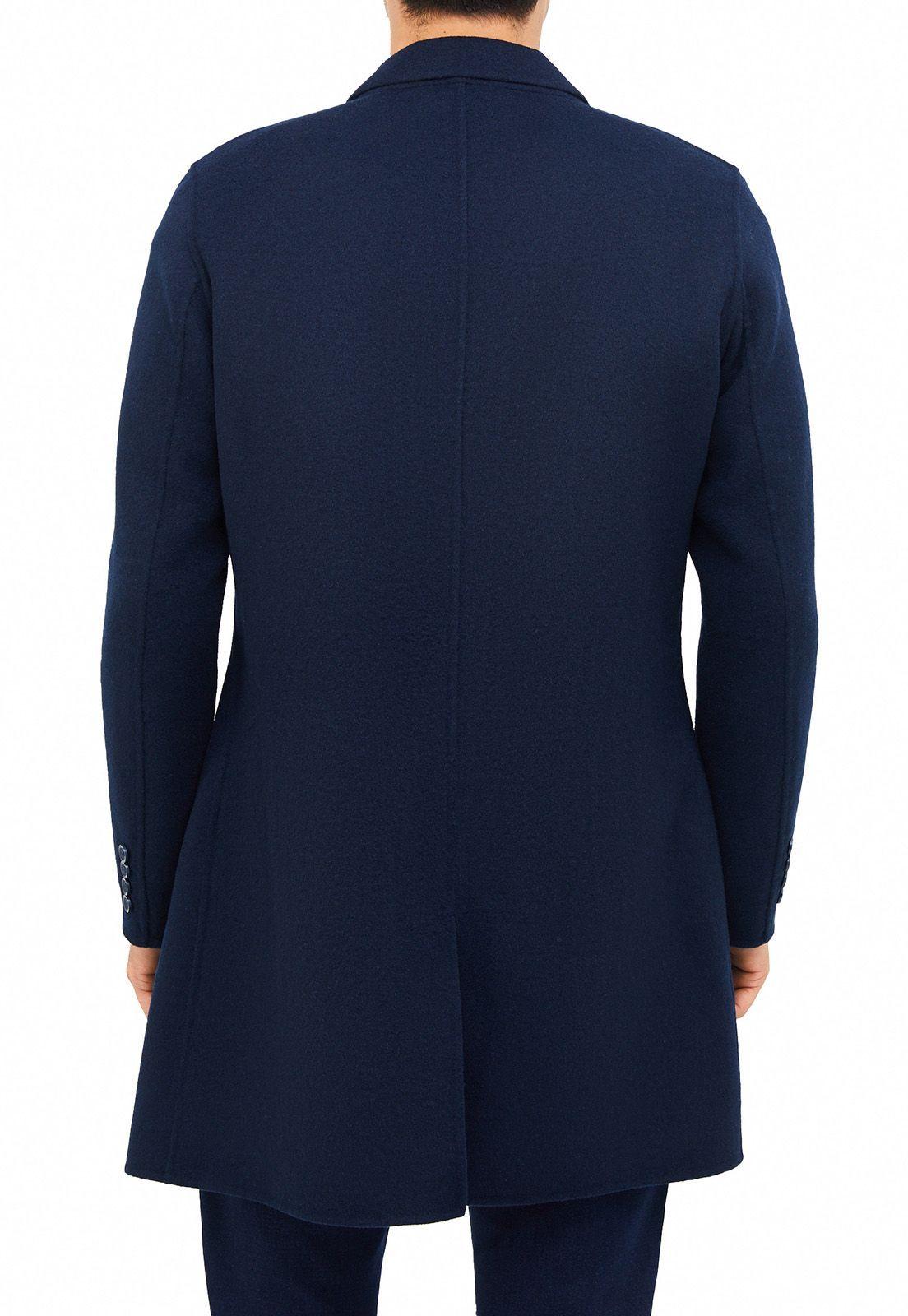 Abrigo Liso Lana Navy-2