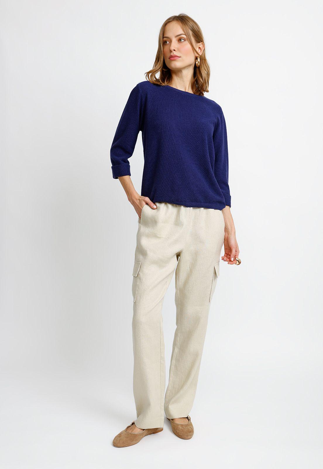 Tejido Navy Dover Mujer-3