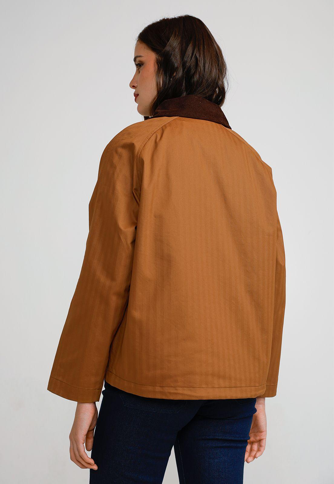 Parka 3 en 1 Mujer Algodón y Poliéster Camel-2