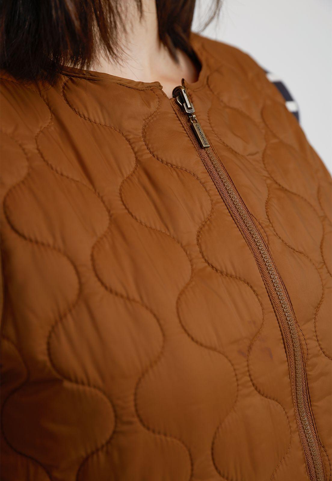 Parka 3 en 1 Mujer Algodón y Poliéster Camel-6