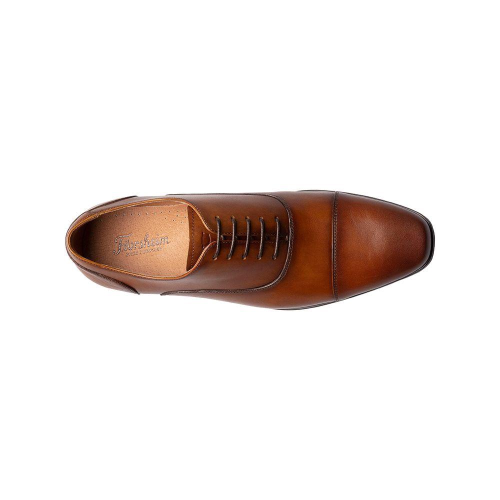 Zapatos Postino Cap Toe Oxford Cognac-6