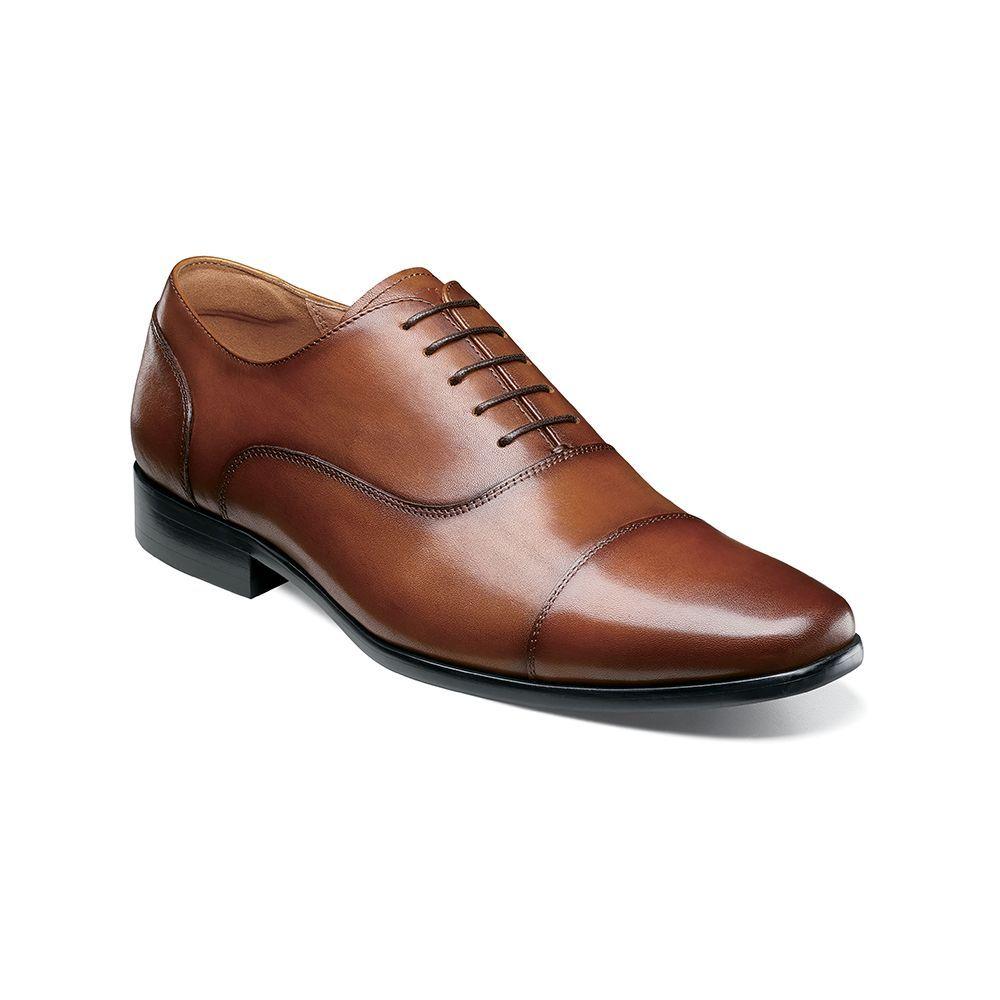 Zapatos Postino Cap Toe Oxford Cognac-0