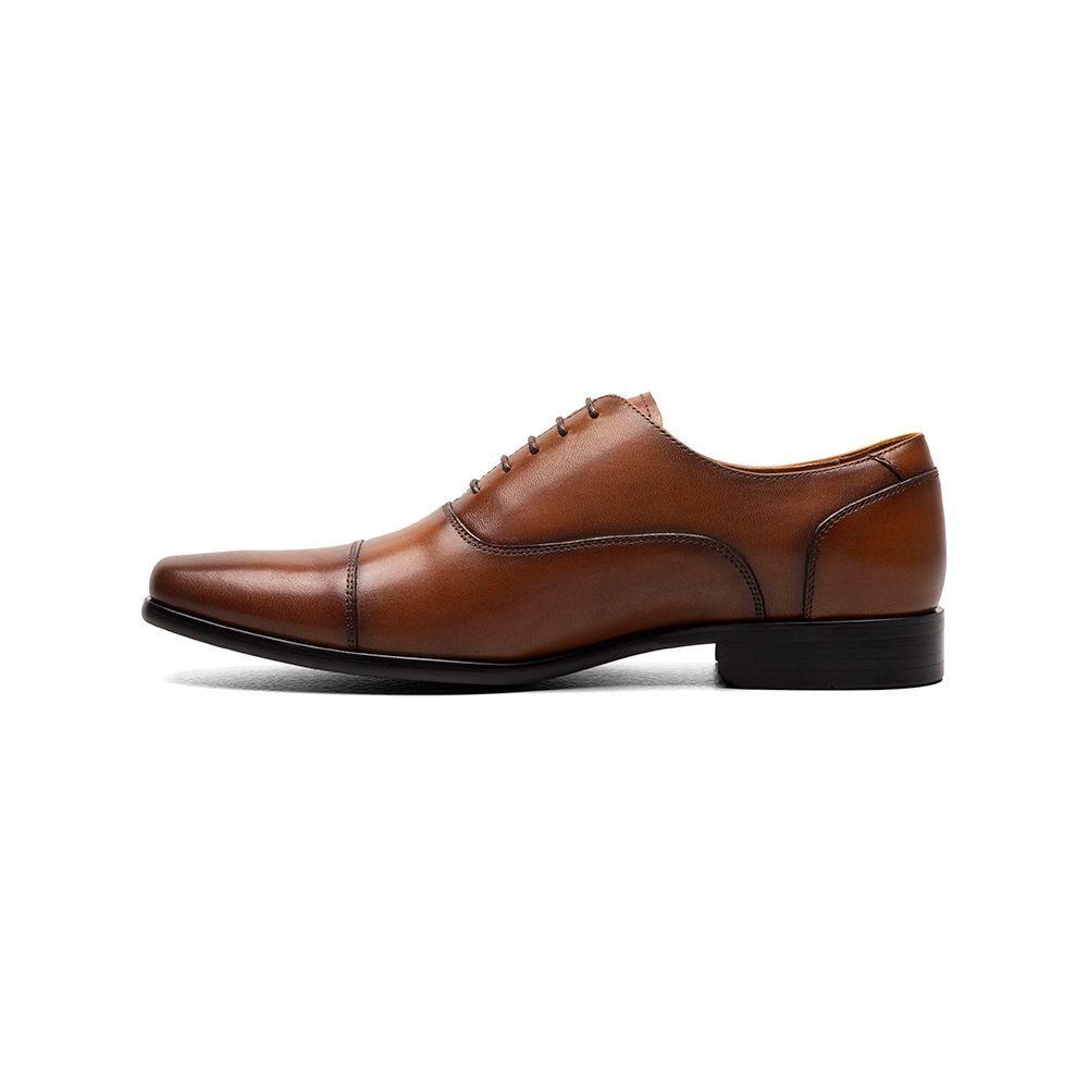 Zapatos Postino Cap Toe Oxford Cognac-1