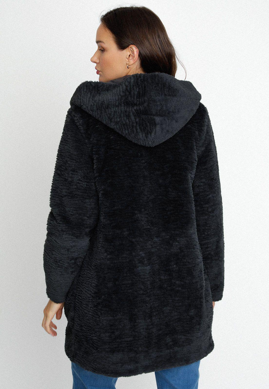 Parka Acolchada Reversible De Mujer Alizee Marengo-3