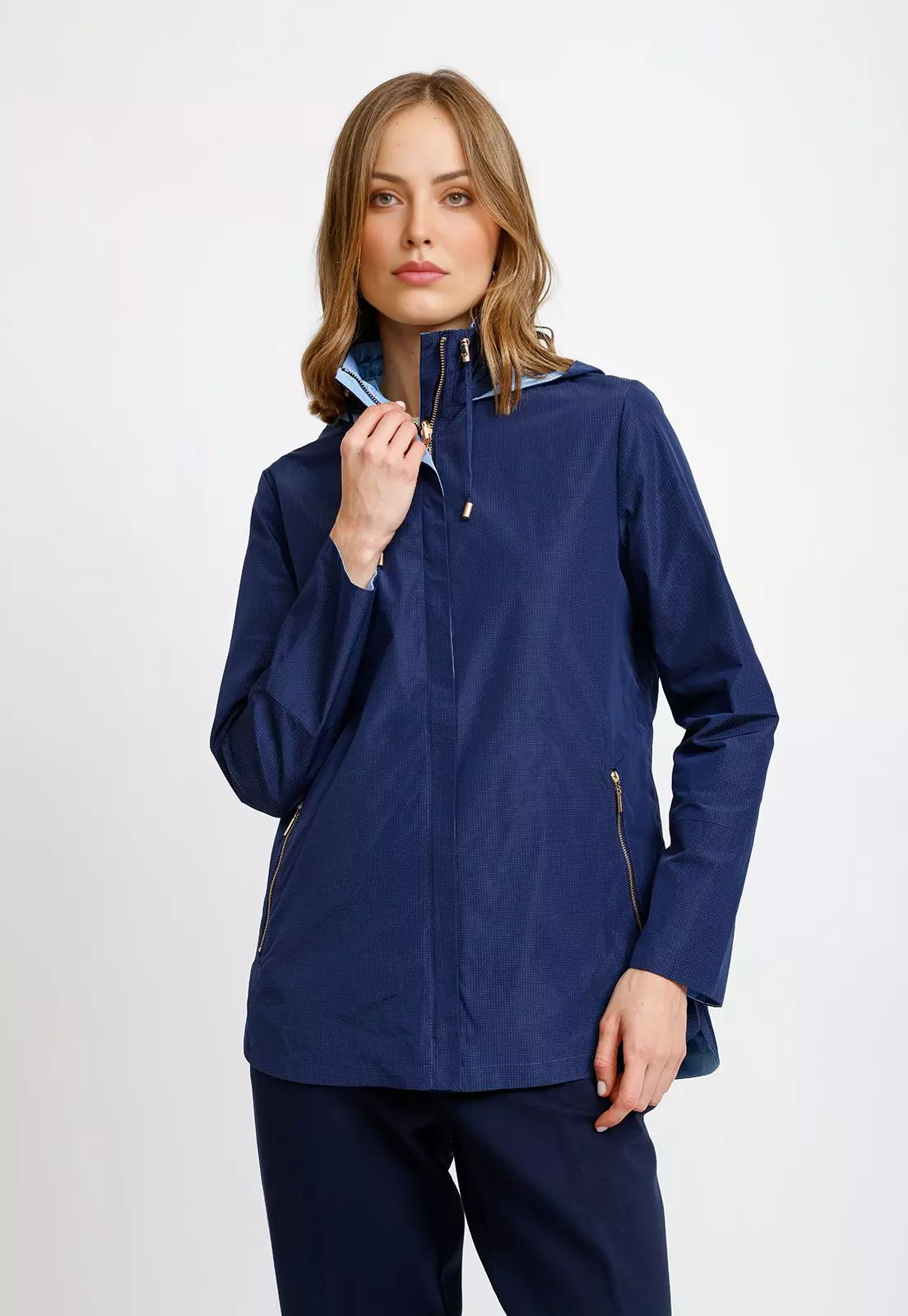 Chaqueta Reversible Navy Eva Mujer-0