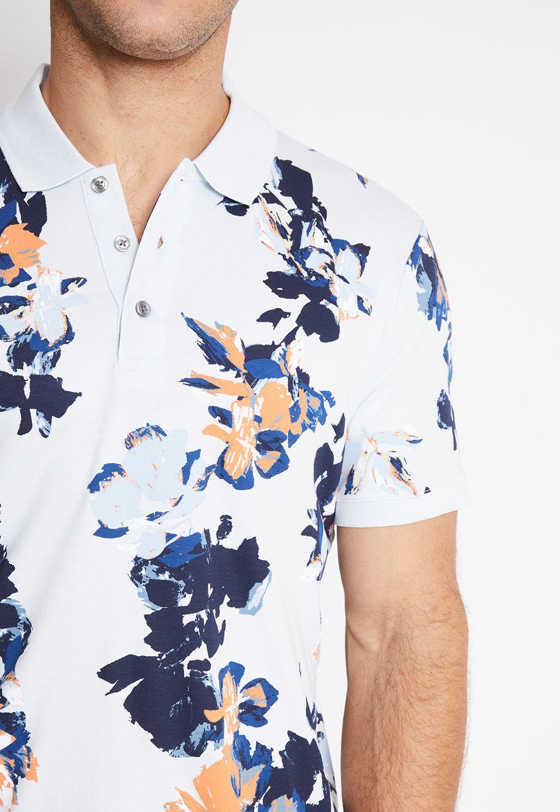 POLERA HOMBRE POLO ESTAMPADA-2