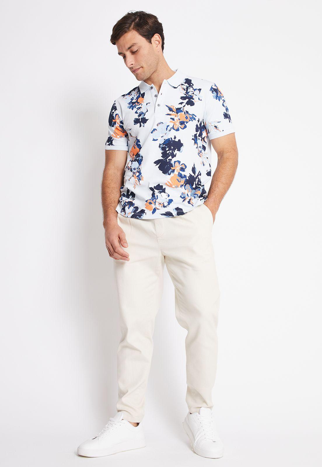 POLERA HOMBRE POLO ESTAMPADA-3