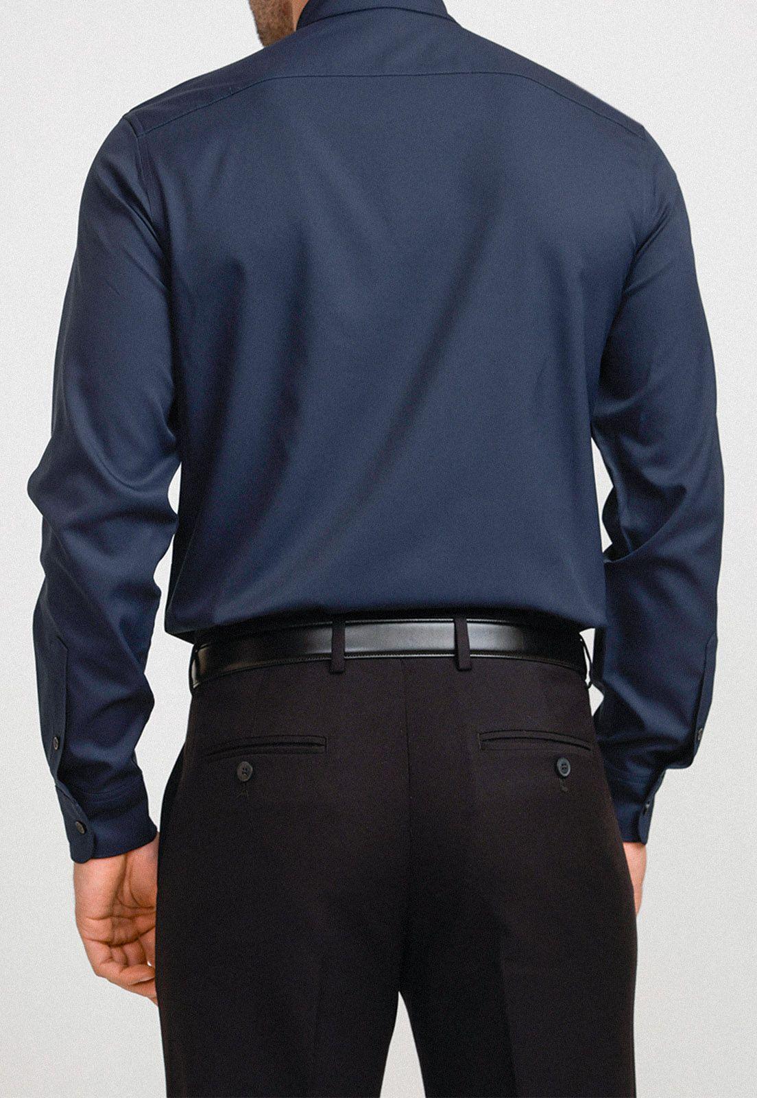 Camisa Hombre Total Stretch Navy-1