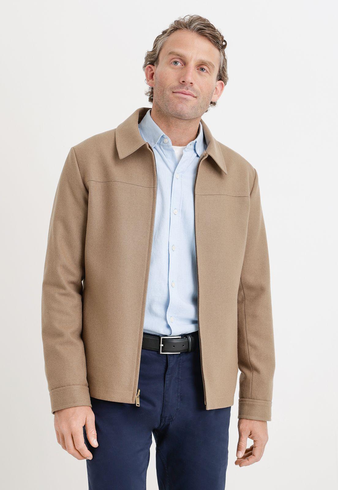 Chaqueta hombre camel-0