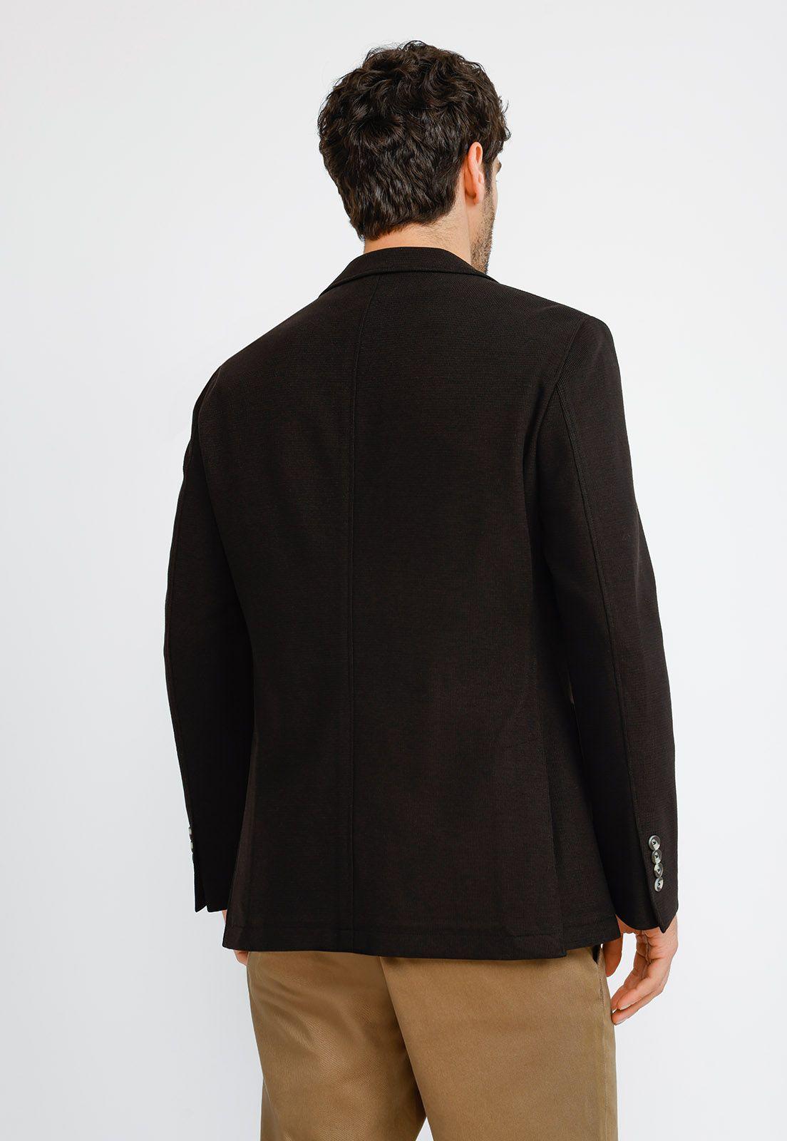 Chaqueta Hombre Basic Knit Negro-1
