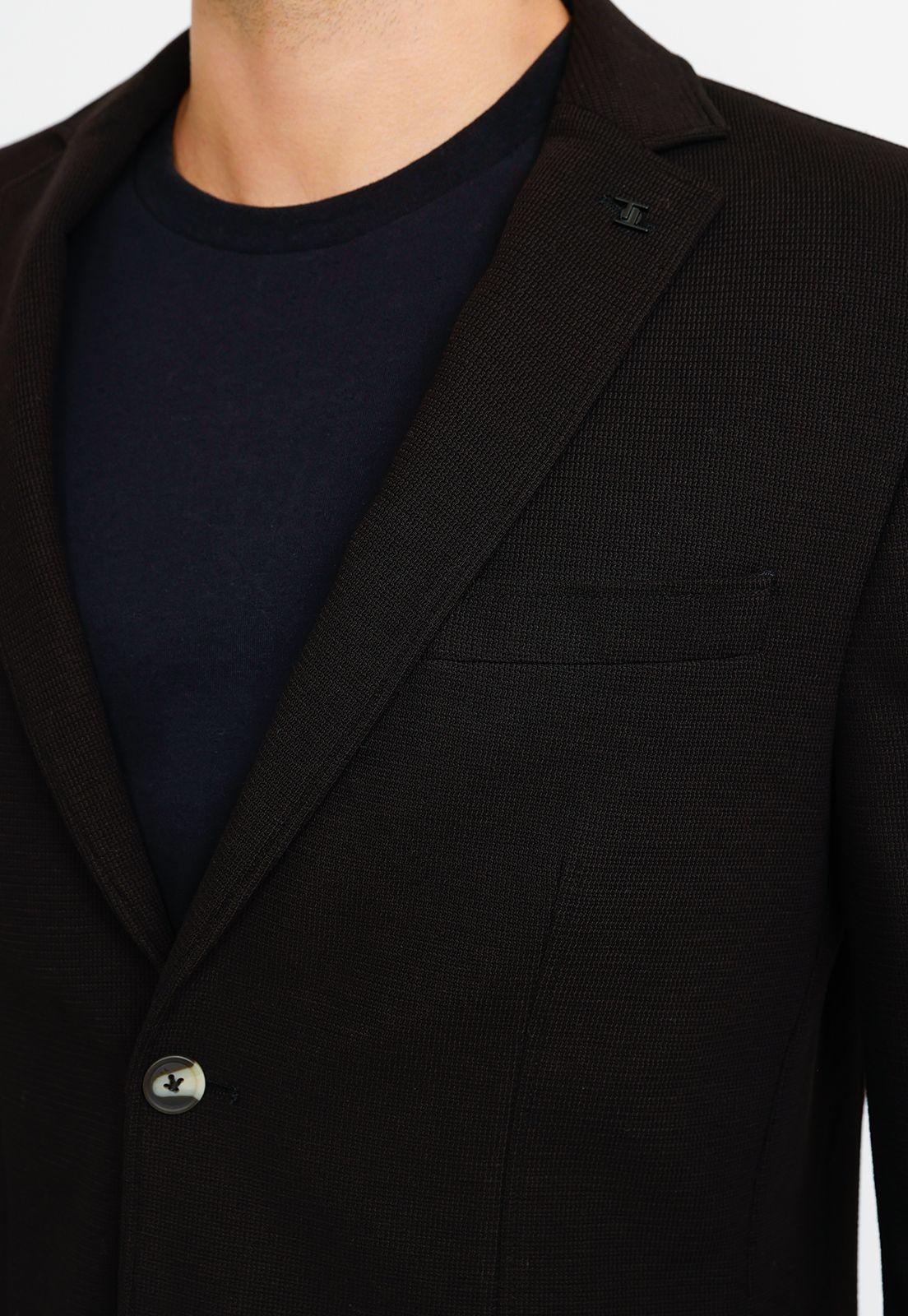 Chaqueta Hombre Basic Knit Negro-2